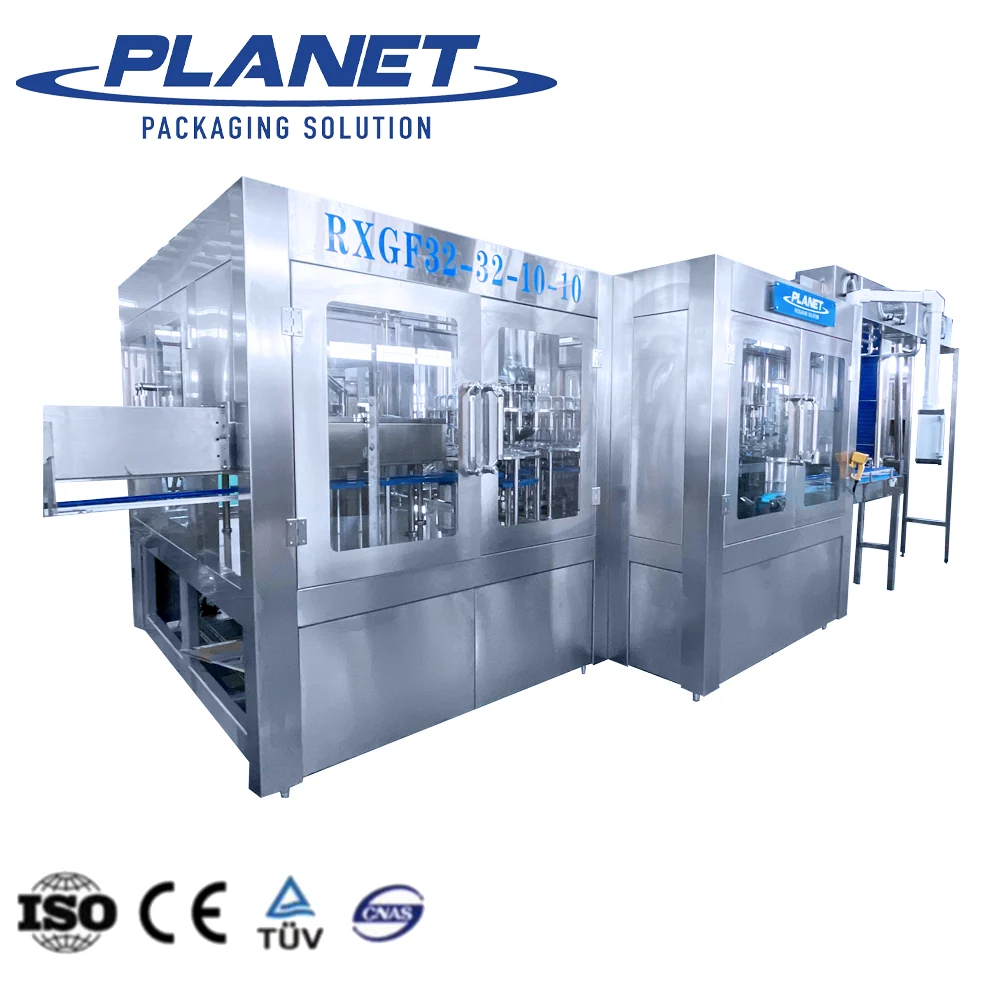 PLANET RCGF hot-fill machine shown on a white product background