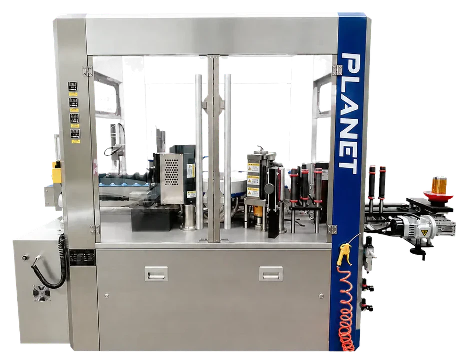Automatic hot-melt glue labeling machine